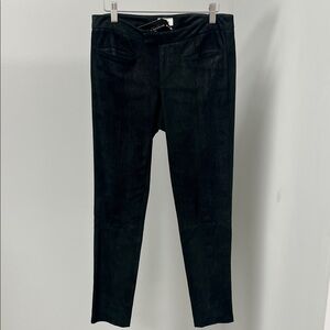 Helmut Lang Dark Suede Trousers